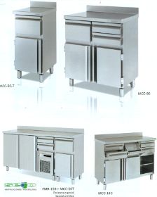 Muebles cafetera y estantería