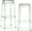 Taburete transparent. 